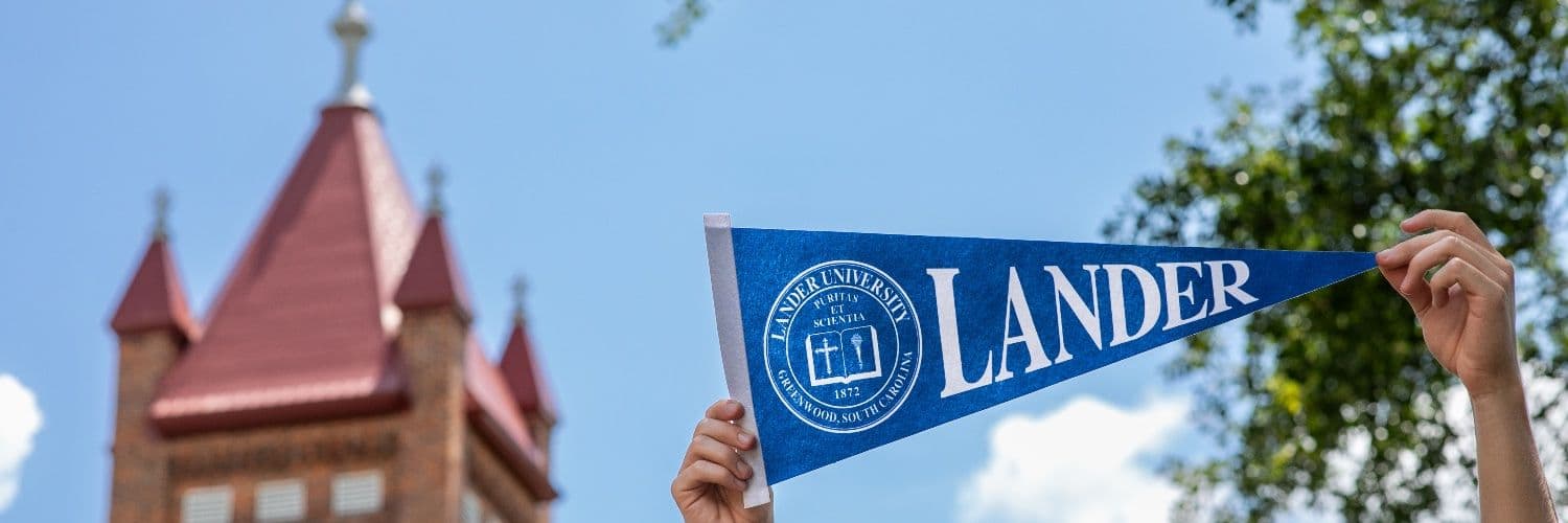 Lander University banner